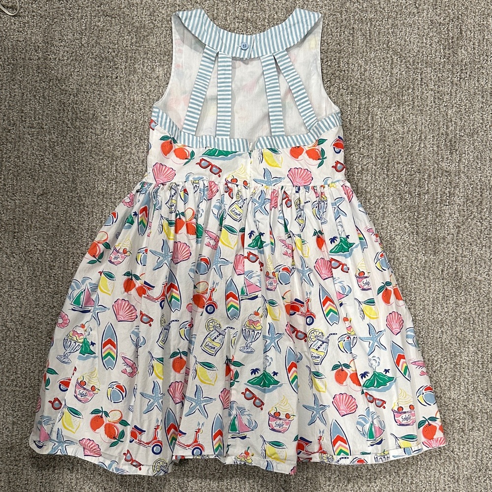 Boden Multicolor Nautical Kids Dress - Picture 6 of 6
